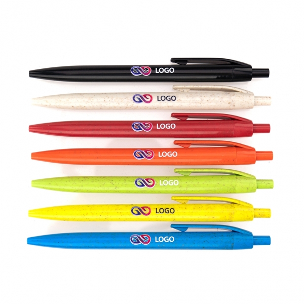 Długopis plastikowy z nadrukiem pełnokolorowym UV Wilson