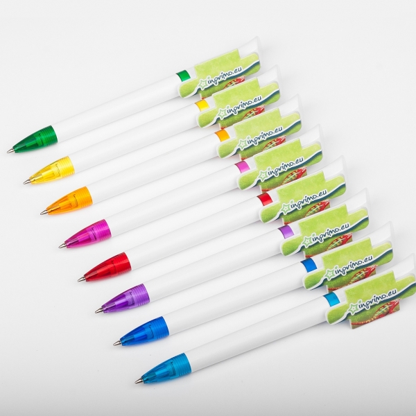 Długopis plastikowy z nadrukiem UV Galaxy Klip